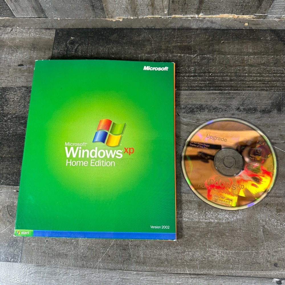 Microsoft Windows XP Home Edition CD Software Version 2002 - Picture 2 of 4